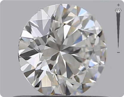 Natural 0.55ct GIA Diamond | Color E | Clarity IF | Round Cut | EX EX EX #D10503