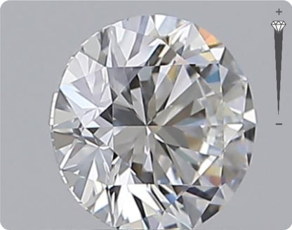 Natural 0.53ct GIA Diamond | Color E | Clarity IF | Round Cut | EX EX EX #D10504