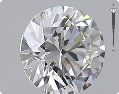 Natural 0.53ct GIA Diamond | Color E | Clarity IF | Round Cut | EX EX EX #D10504