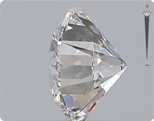 Natural 0.53ct GIA Diamond | Color E | Clarity IF | Round Cut | EX EX EX #D10504