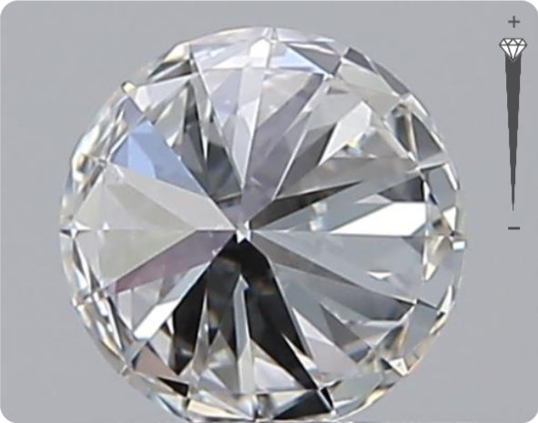 Natural 0.53ct GIA Diamond | Color E | Clarity IF | Round Cut | EX EX EX #D10504