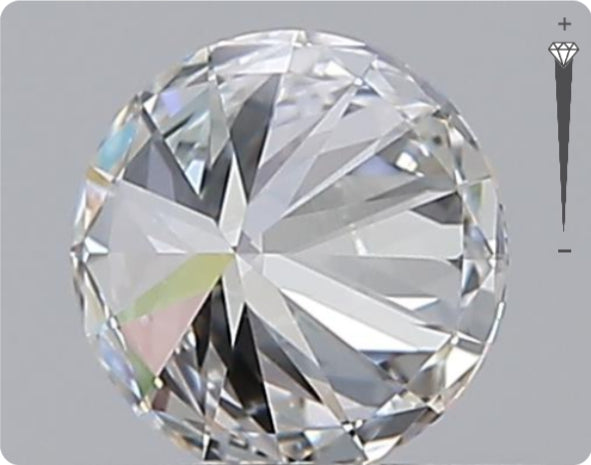 Natural 0.53ct GIA Diamond | Color E | Clarity IF | Round Cut | EX EX EX #D10504