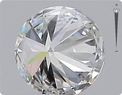 Natural 0.53ct GIA Diamond | Color E | Clarity IF | Round Cut | EX EX EX #D10504