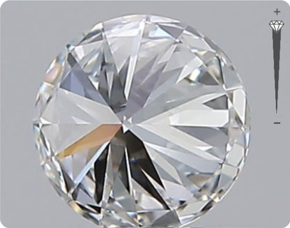 Natural 0.53ct GIA Diamond | Color E | Clarity IF | Round Cut | EX EX EX #D10504