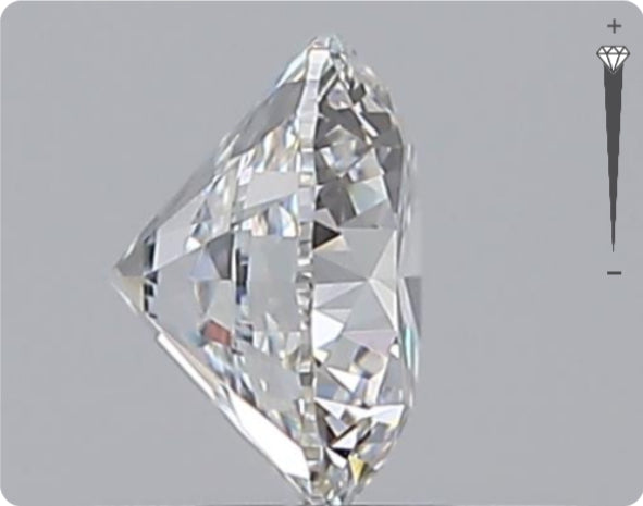 Natural 0.53ct GIA Diamond | Color E | Clarity IF | Round Cut | EX EX EX #D10504