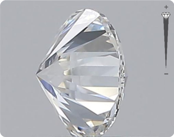 Natural 0.53ct GIA Diamond | Color E | Clarity IF | Round Cut | EX EX EX #D10504