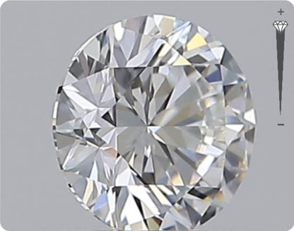 Natural 0.53ct GIA Diamond | Color E | Clarity IF | Round Cut | EX EX EX #D10504