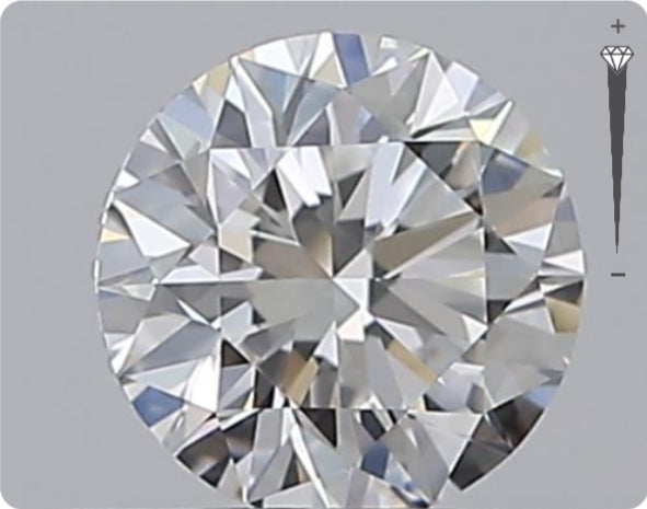 Natural 0.53ct GIA Diamond | Color E | Clarity IF | Round Cut | EX EX EX #D10504