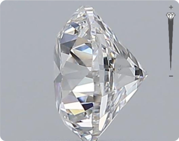 Natürlicher 1.00ct GIA Diamant | Farbe D | Reinheit VS2 | Rundschliff | GD EX VG #D10505