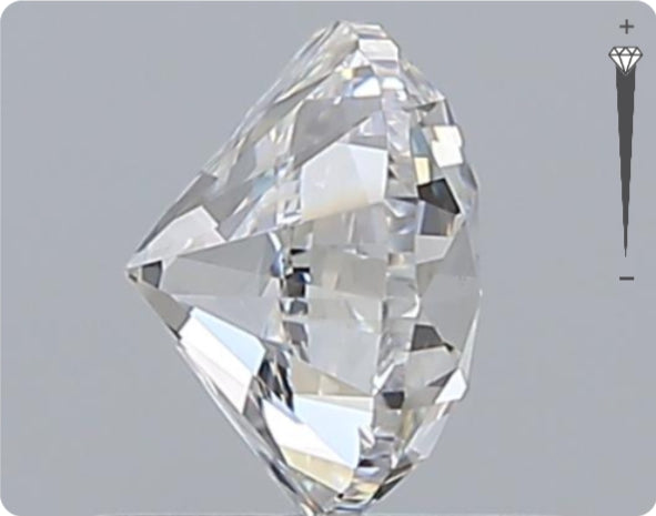 Natürlicher 1.00ct GIA Diamant | Farbe D | Reinheit VS2 | Rundschliff | GD EX VG #D10505