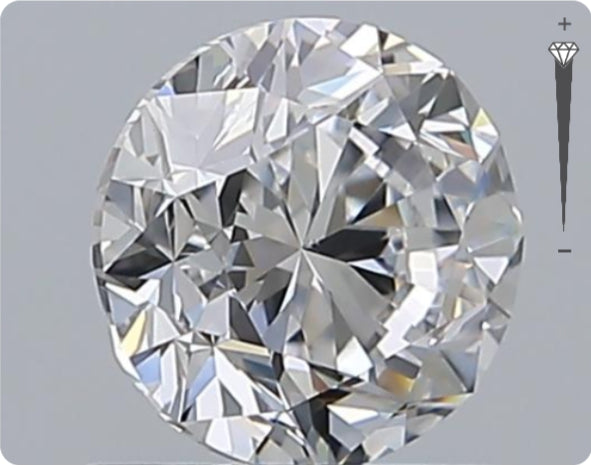 Natürlicher 1.00ct GIA Diamant | Farbe D | Reinheit VS2 | Rundschliff | GD EX VG #D10505