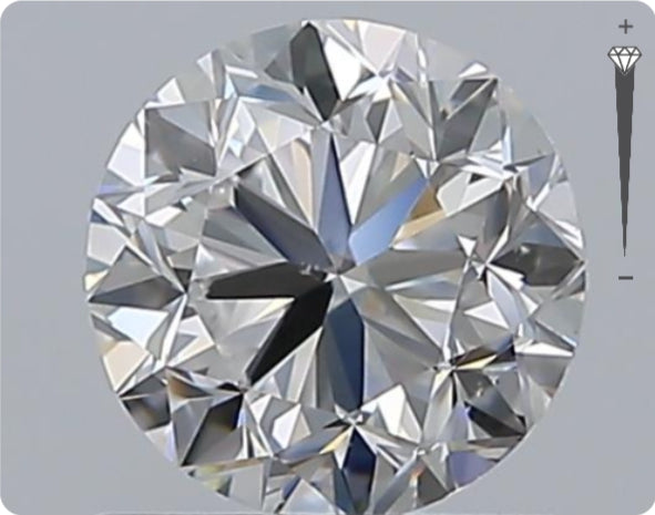 Natürlicher 1.00ct GIA Diamant | Farbe D | Reinheit VS2 | Rundschliff | GD EX VG #D10505