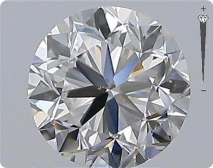 Natürlicher 1.00ct GIA Diamant | Farbe D | Reinheit VS2 | Rundschliff | GD EX VG #D10505
