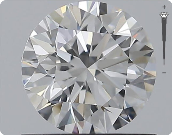 Natürlicher 0.74ct GIA Diamant | Farbe D | Reinheit IF | Rundschliff | EX EX EX #D10506
