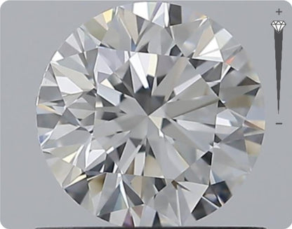 Natürlicher 0.74ct GIA Diamant | Farbe D | Reinheit IF | Rundschliff | EX EX EX #D10506