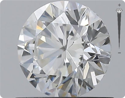 Natürlicher 0.74ct GIA Diamant | Farbe D | Reinheit IF | Rundschliff | EX EX EX #D10506