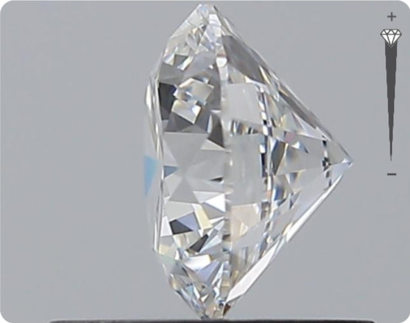 Natürlicher 0.74ct GIA Diamant | Farbe D | Reinheit IF | Rundschliff | EX EX EX #D10506