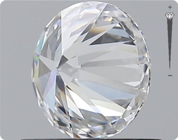 Natürlicher 0.74ct GIA Diamant | Farbe D | Reinheit IF | Rundschliff | EX EX EX #D10506