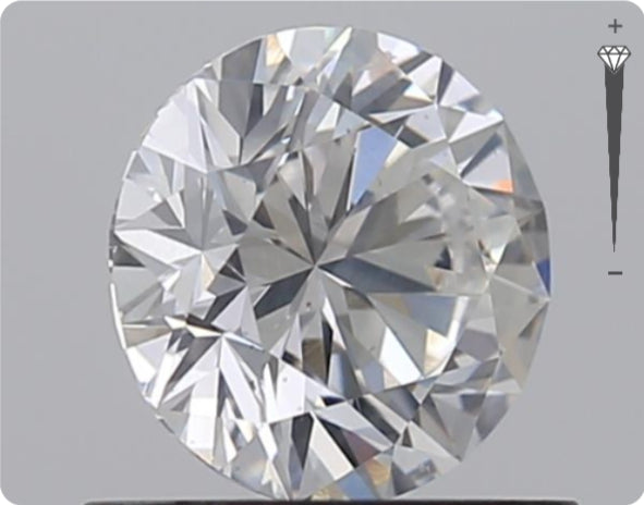 Natural 0.70ct GIA Diamond | Color E | Clarity SI2 | Round Brilliant Cut | EX EX EX #D10507