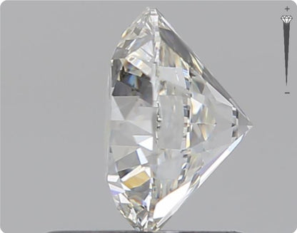 Natürlicher 0.90ct GIA Diamant | Farbe H | Reinheit SI2 | Rundschliff | EX EX VG #D10508