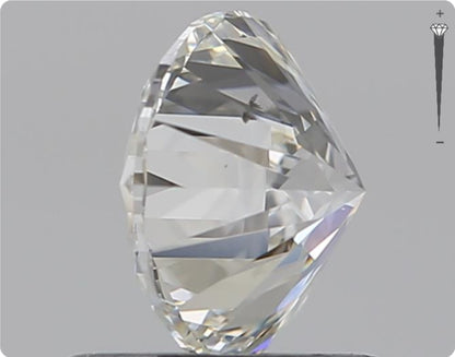 Natürlicher 0.90ct GIA Diamant | Farbe H | Reinheit SI2 | Rundschliff | EX EX VG #D10508