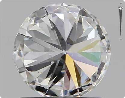 Natürlicher 0.90ct GIA Diamant | Farbe H | Reinheit SI2 | Rundschliff | EX EX VG #D10508