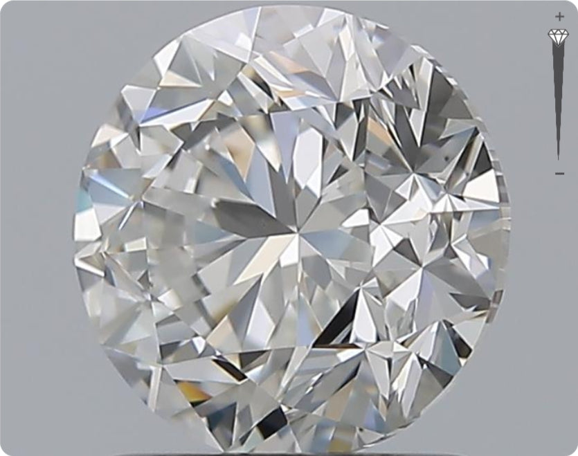 Natürlicher 1.50ct GIA Diamant | Farbe F | Reinheit VS2 | Rundschliff | GD EX EX #D10509