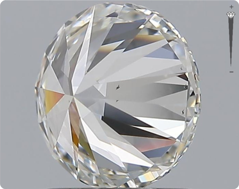 Natürlicher 1.50ct GIA Diamant | Farbe F | Reinheit VS2 | Rundschliff | GD EX EX #D10509