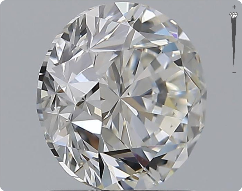 Natürlicher 1.50ct GIA Diamant | Farbe F | Reinheit VS2 | Rundschliff | GD EX EX #D10509