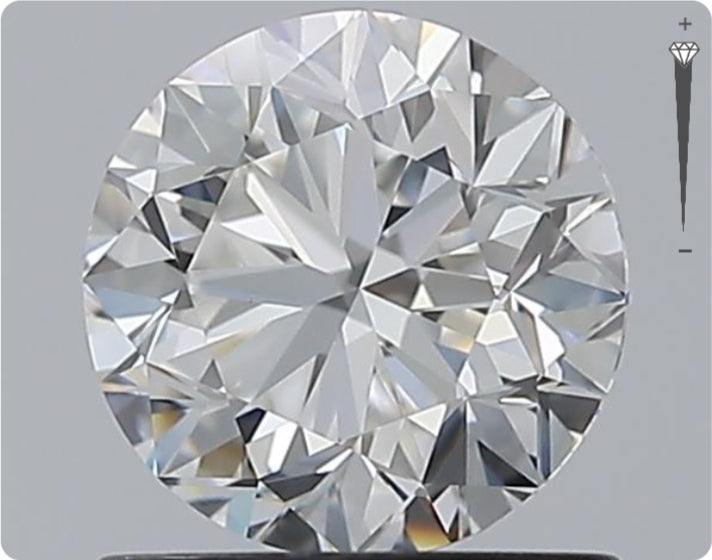 Natürlicher 1.01ct GIA Diamant | Farbe F | Reinheit VS1 | Rundschliff | VG EX EX #D10510