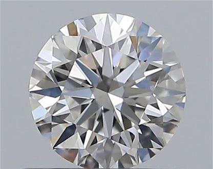 Natural 0.58ct GIA Diamond | Color E | Clarity IF | Round Cut | EX EX EX #D10512
