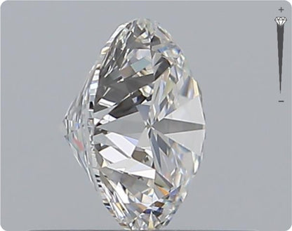 Natural 0.58ct GIA Diamond | Color E | Clarity IF | Round Cut | EX EX EX #D10512