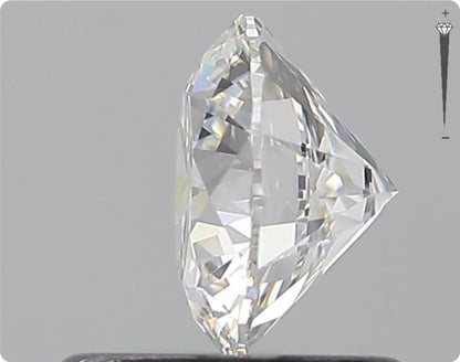 Natürlicher 0.70ct GIA Diamant | Farbe F | Reinheit SI1 | Rundschliff | EX EX EX #D10514