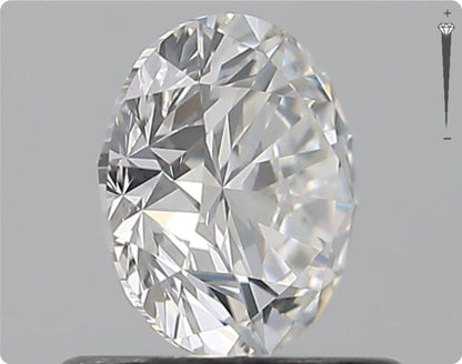 Natürlicher 0.70ct GIA Diamant | Farbe F | Reinheit SI1 | Rundschliff | EX EX EX #D10514