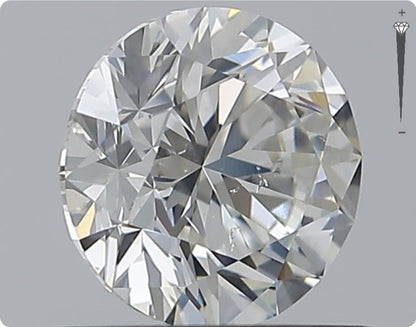 Natürlicher 0.80ct GIA Diamant | Farbe H | Reinheit SI2 | Rundschliff | VG EX VG #D10516