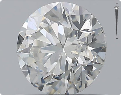 Natürlicher 0.80ct GIA Diamant | Farbe H | Reinheit SI2 | Rundschliff | VG EX VG #D10516