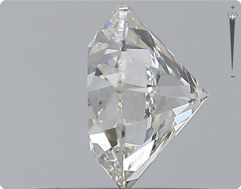 Natürlicher 0.80ct GIA Diamant | Farbe H | Reinheit SI2 | Rundschliff | VG EX VG #D10516