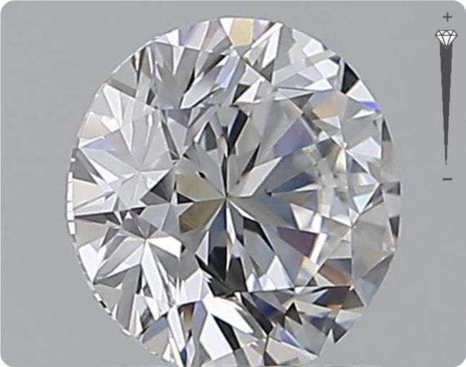 Natürlicher 0.90ct GIA Diamant | Farbe D | Reinheit VS2 | Rundschliff | EX EX EX #D10517