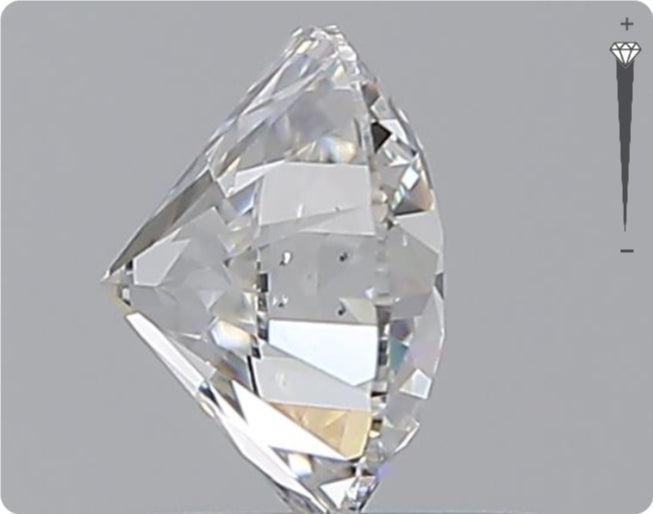 Natürlicher 0.90ct GIA Diamant | Farbe D | Reinheit VS2 | Rundschliff | EX EX EX #D10517