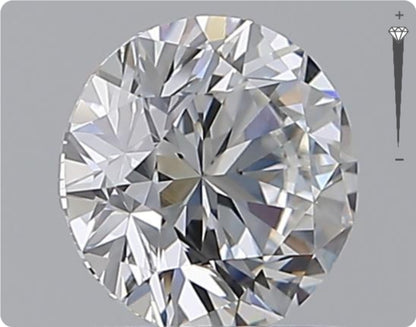 Natürlicher 0.90ct GIA Diamant | Farbe D | Reinheit VS2 | Rundschliff | EX EX EX #D10517