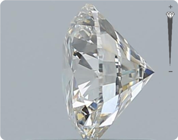 Natürlicher 0.70ct GIA Diamant | Farbe D | Reinheit SI1 | Rundschliff | EX VG VG #D10519