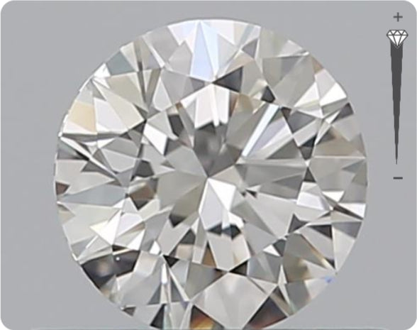 Natural 0.50ct GIA Diamond | Color E | Clarity VS1 | Round Cut | VG VG VG #D10520