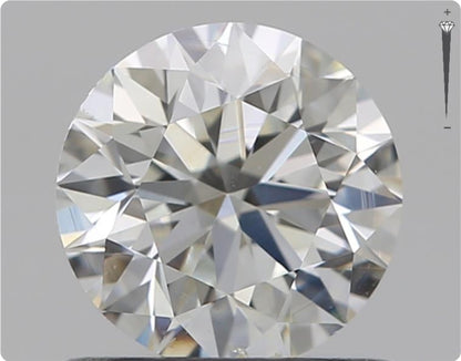 Natural 0.70ct GIA Diamond | Color G | Clarity SI1 | Round Cut | EX EX EX #D10521