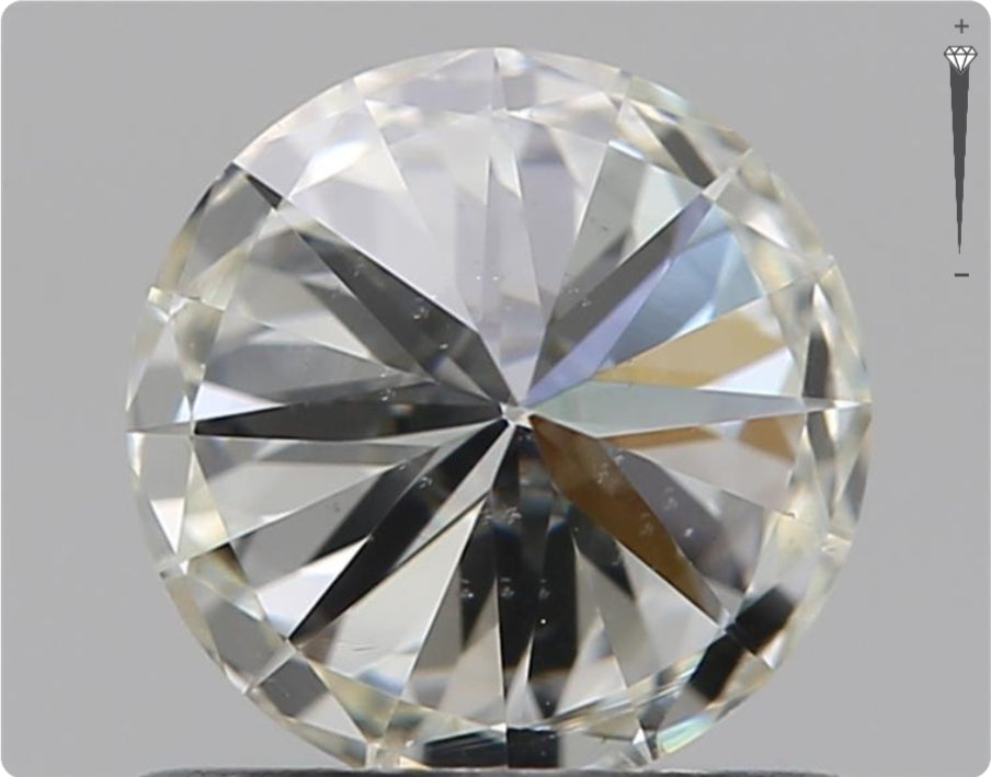 Natural 0.70ct GIA Diamond | Color G | Clarity SI1 | Round Cut | EX EX EX #D10521