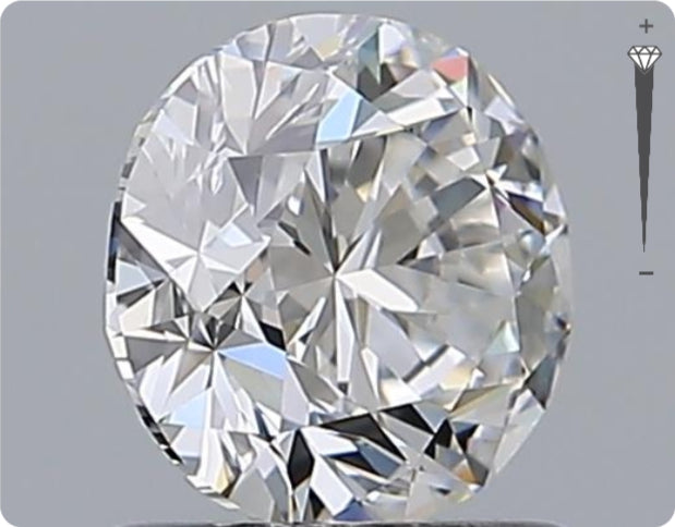 Natural 1.00ct GIA Diamond | Color D | Clarity VVS2 | Round Cut | VG EX VG #D10523