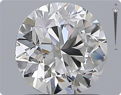 Natural 1.00ct GIA Diamond | Color D | Clarity VVS2 | Round Cut | VG EX VG #D10523