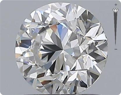 Natural 1.00ct GIA Diamond | Color D | Clarity VVS2 | Round Cut | VG EX VG #D10523