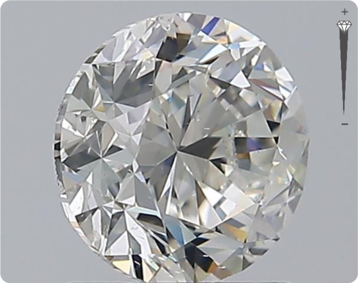 Natürlicher 1.50ct GIA Diamant | Farbe H | Reinheit SI2 | Rundschliff | GD EX VG #D10524
