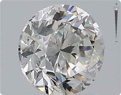 Natürlicher 1.50ct GIA Diamant | Farbe H | Reinheit SI2 | Rundschliff | GD EX VG #D10524