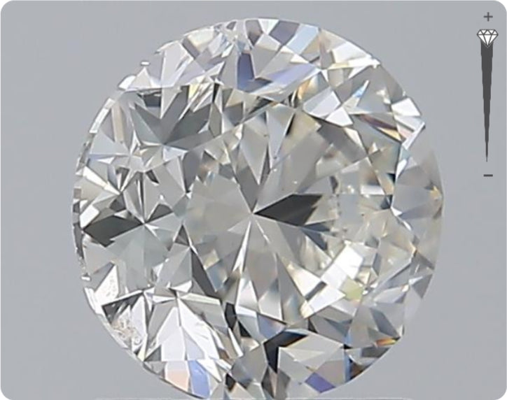Natürlicher 1.50ct GIA Diamant | Farbe H | Reinheit SI2 | Rundschliff | GD EX VG #D10524